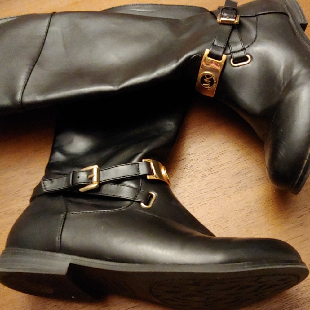 MK knee high boots